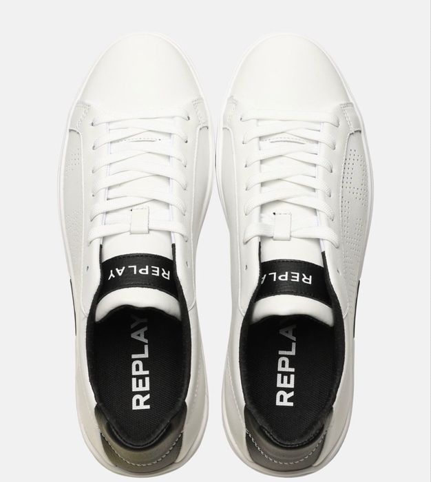 Replay обувки мъжки черни и бели