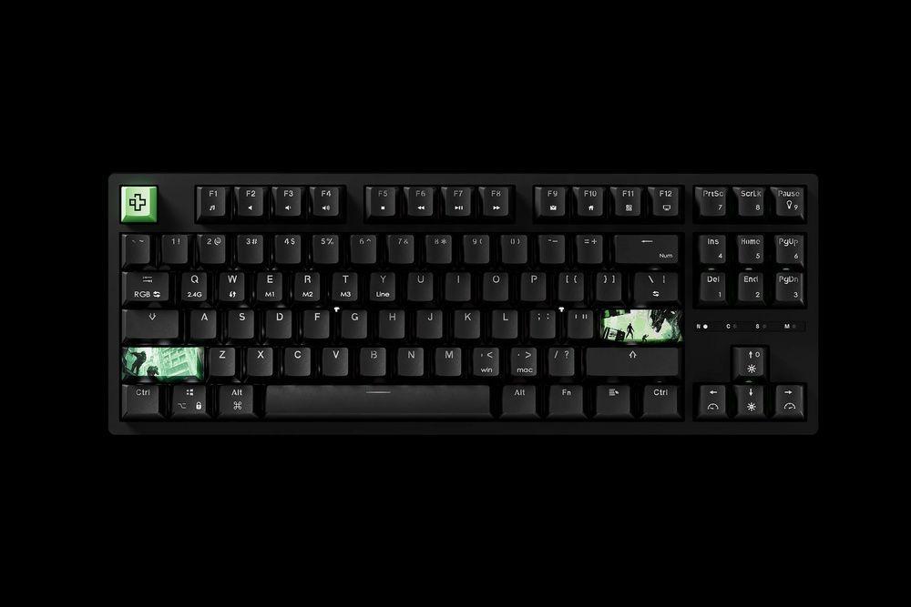 Tastatura de gaming Qwertykey H87 Neagră