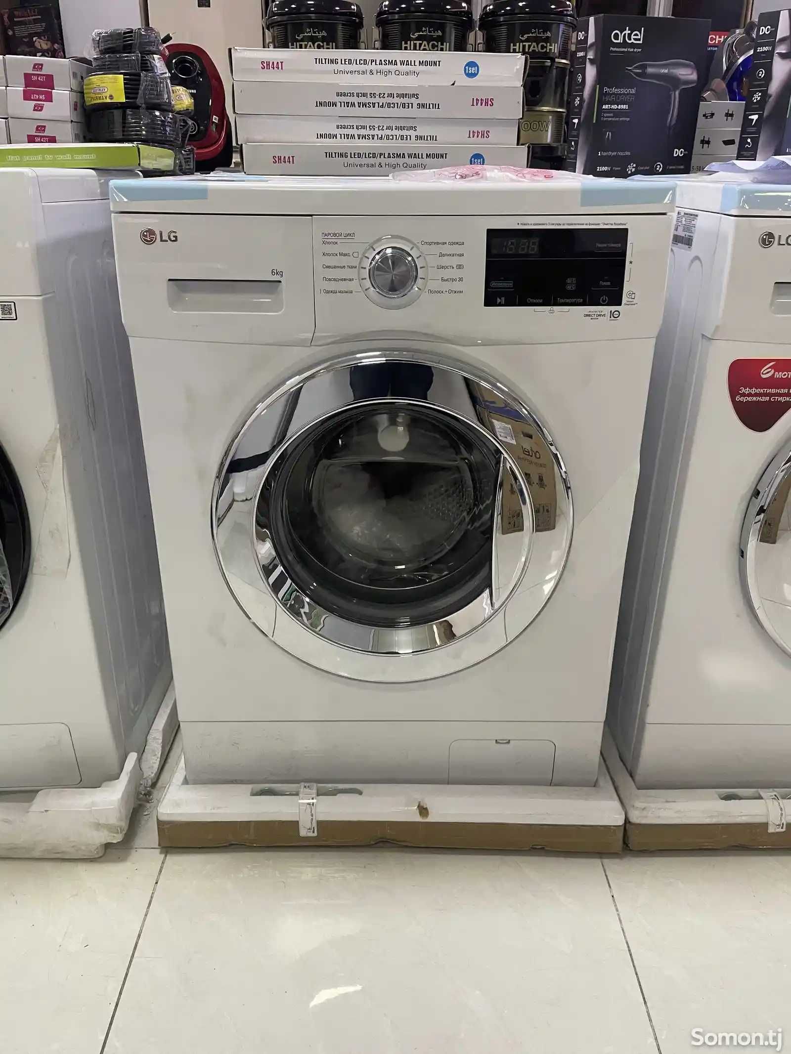 Стиральная машина LG 6 Кг F2J3NS2W DD Inverter Steam