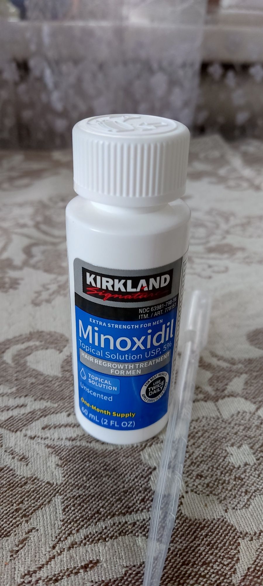 Kirkland Minoxidil 5% средство от облысения 60