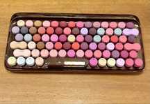 Tastatura mecanica Lofree Dot rose gold