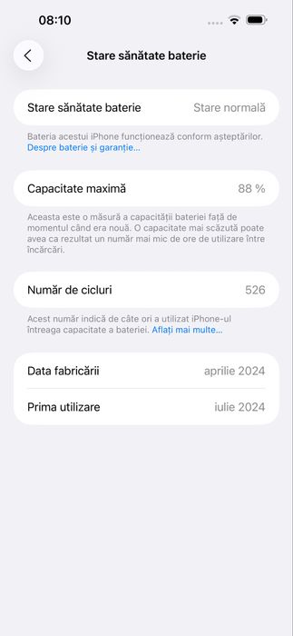iPhone 15 Pro Max, White Titanium, 256GB, Impecabil