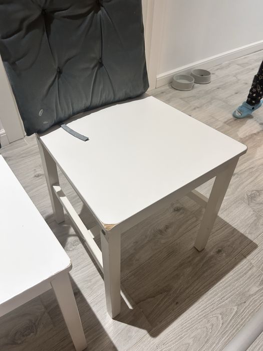 Vand set 4 scaune Jysk cu tot cu pernute 150 de lei