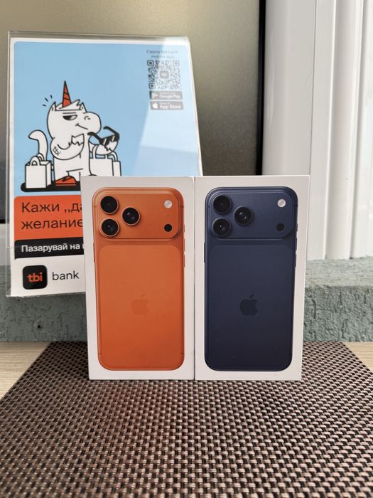 НОВИ!*ЛИЗИНГ* iPhone 17 Pro Max 256 ORANGE*DEEP BLUE*айфон 17 про макс