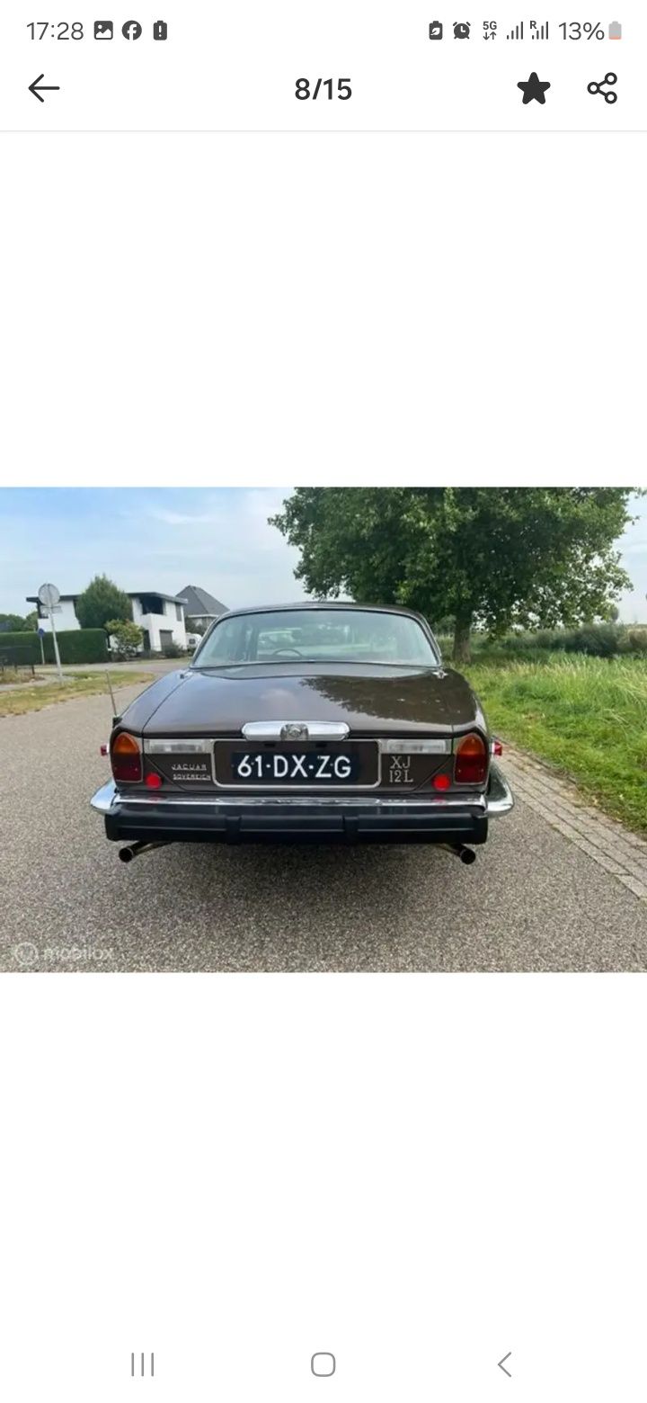 Jaguar XJ 12 serie 2 1976 oldtimer