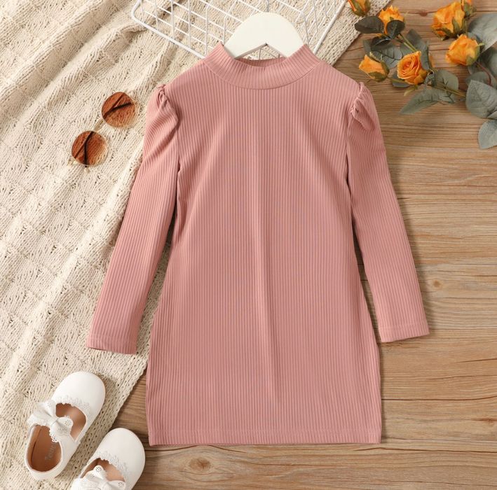 Детска рокля дълъг ръкав