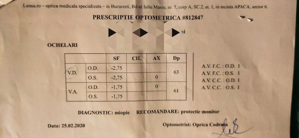 Ochelari de vedere unisex, ramă Carrera