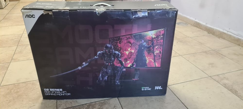Монитор AOC 27G2U (27 ", IPS, FHD 1920x1080 (16:9), 144 Гц)