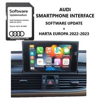 SD Card cu Apple Carplay Android Auto Navi Audi A6 Model 2015-2018