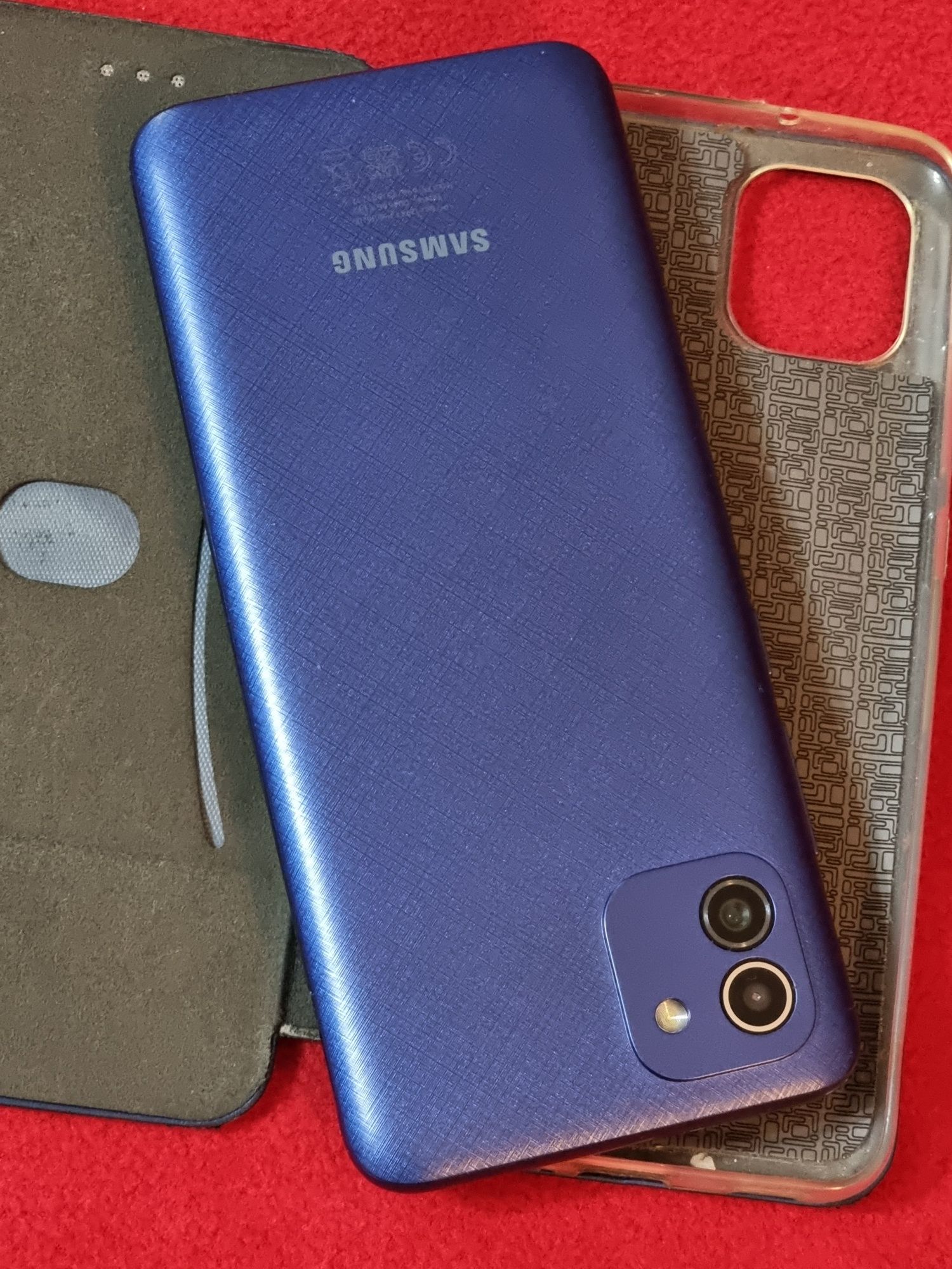 Samsung Galaxy A03 Albastru 64Gb, Impecabil, Husa, Liber de rețea!!!