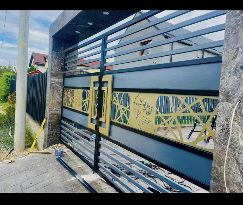 Porti, Gard, Balustrade decupate, jaluzele,sablate,electrostati