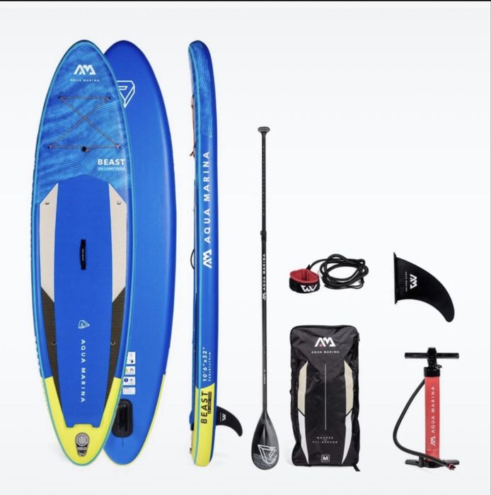 SUP Aqua Marina Beast 3.2m -Set complet, stare excelenta