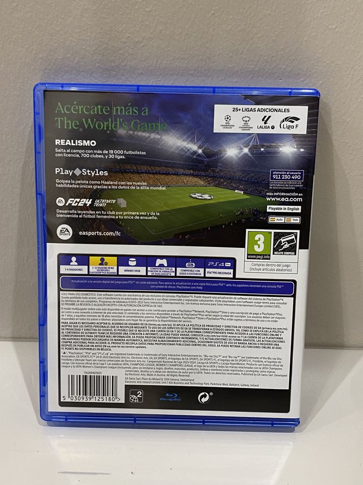 FC24 на PS4 и PS5