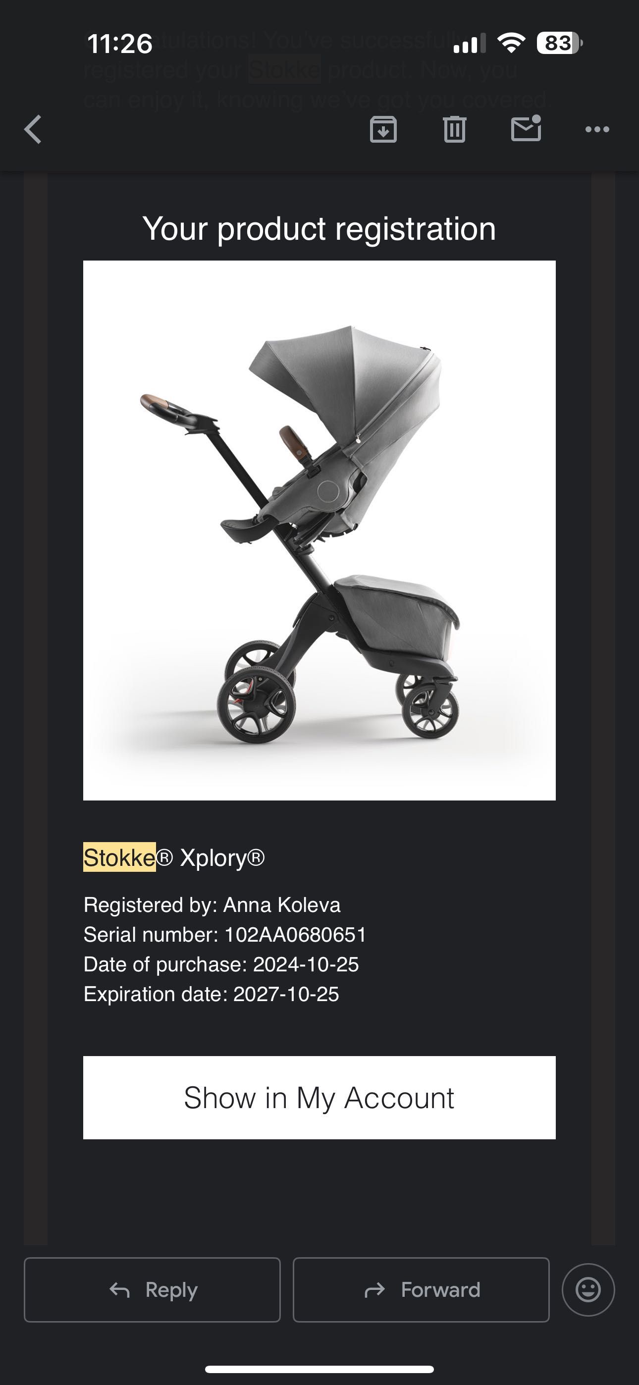 Детска количка Stokke Xplory X Подарък стол за кола