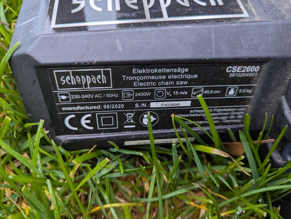 Drujba electrica Scheppach  - camera v
