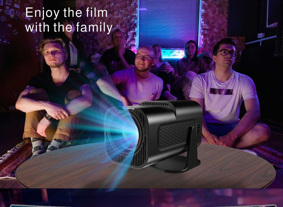Portable projector for home theater, 1080p smart HD 4K