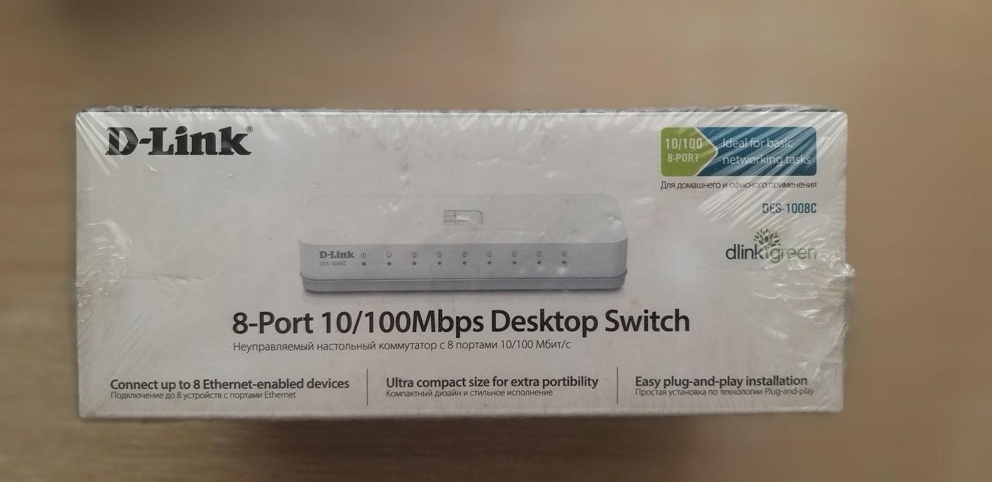 Switch 8 port D-Link DES-1008C/B1A