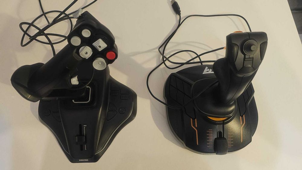Джойстици/HOSAS Winwing Ursa Minor Space L + Thrustmaster T16000