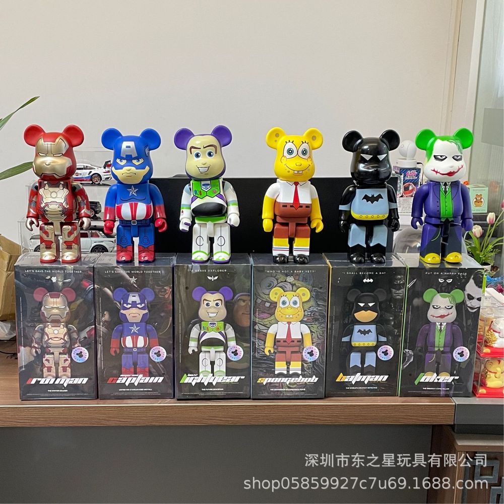 Игрушка KAWS, коллекционная Bearbrick 28см