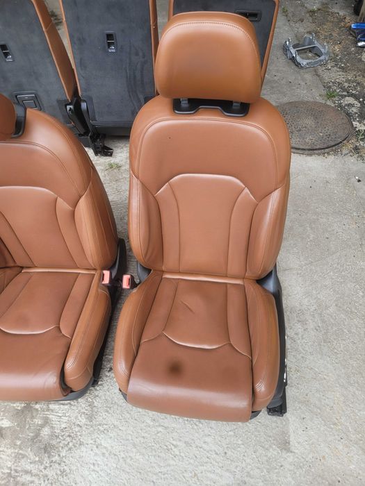 Interior Audi S Q7 2019 Piele maro Incalzire,ventilatie,masaj,memorii