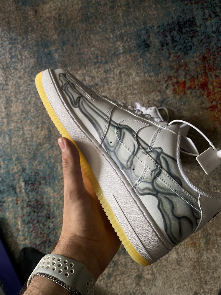 Air force 1 white skeleton noi