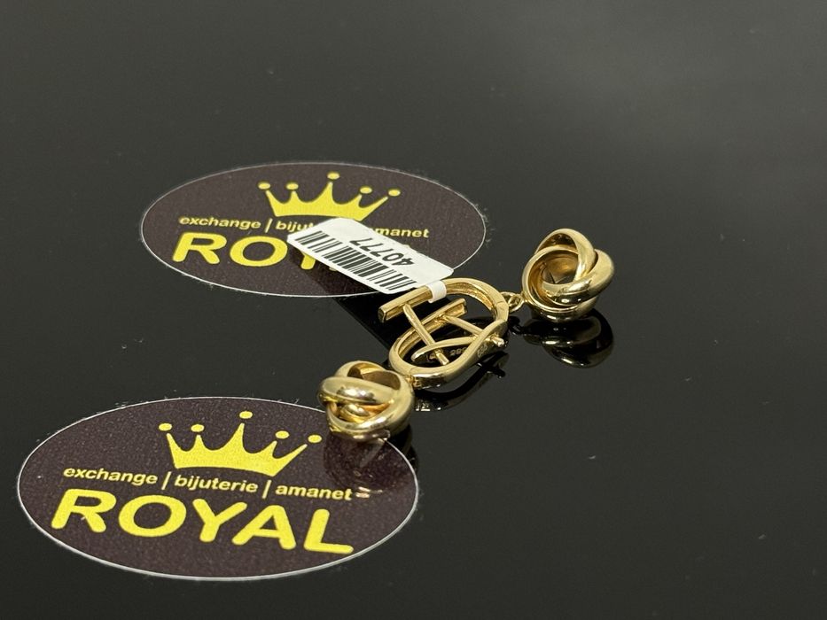 Bijuteria Royal : Cercei AUR NOU 14K / 3.39 GR