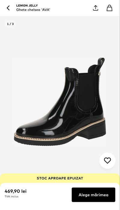 Cizme/ghete de ploaie Lemon Jelly, NOI, size 39