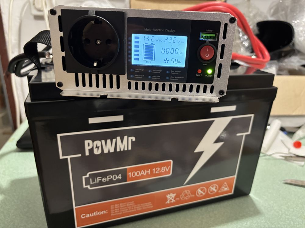 Тягов Литиево Желязо Фосфатен акумулатор 100ah 12v LifePo4 батерия