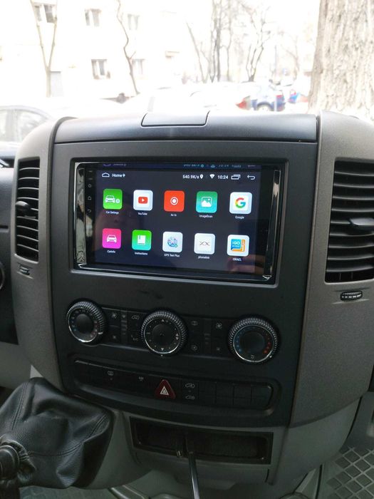 Navigatie Android Mercedes Sprinter Crafter Waze Youtube BT