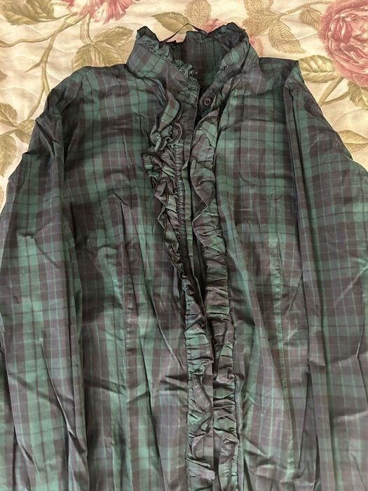 Camasa Reserved in carouri englezesti cu tunica si broderie