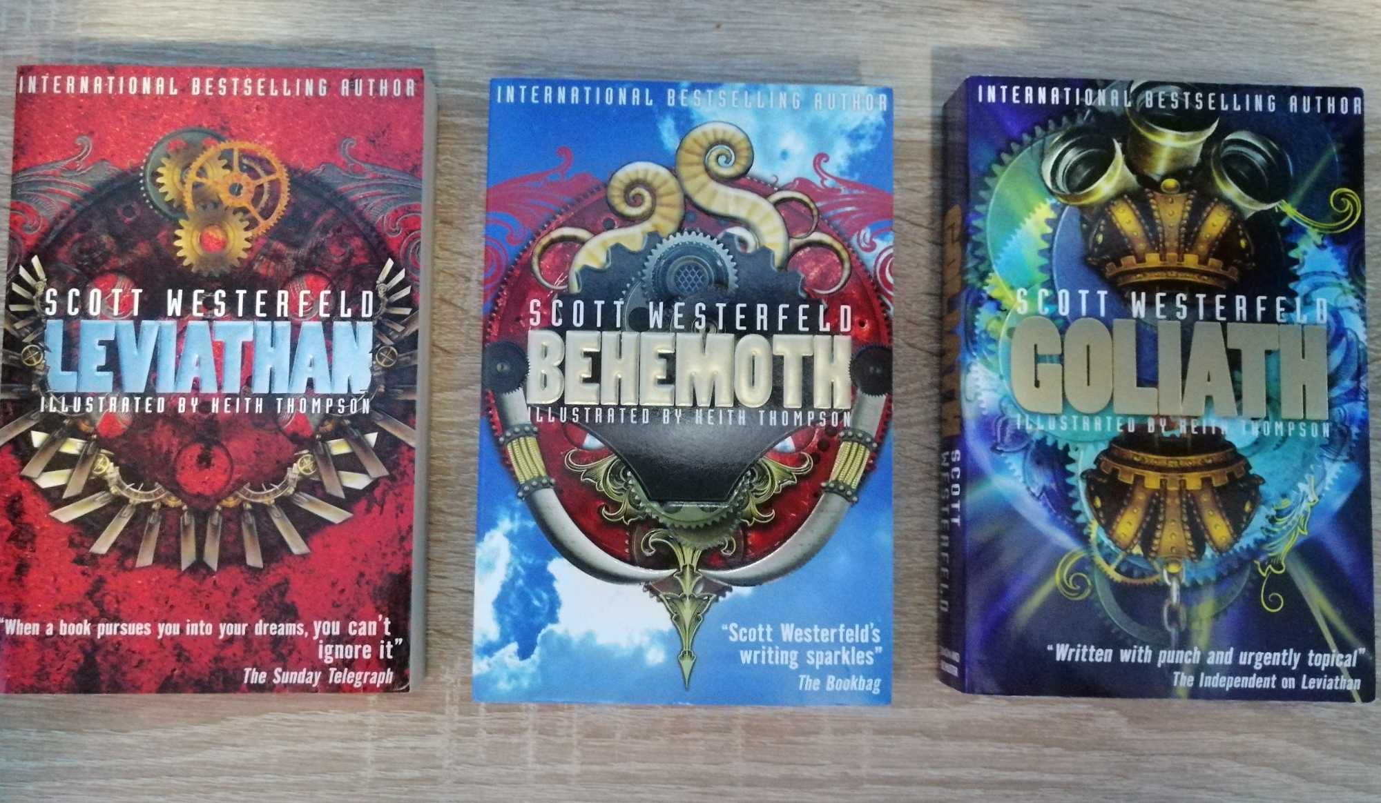 Carti: Trilogia LEVIATHAN, autor Scott Westerfeld, engleza, ilutratii