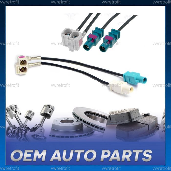 Adaptor antena radio 2 in 1 sau 2 in 2 FAKRA pentru VW RCD RNS 510