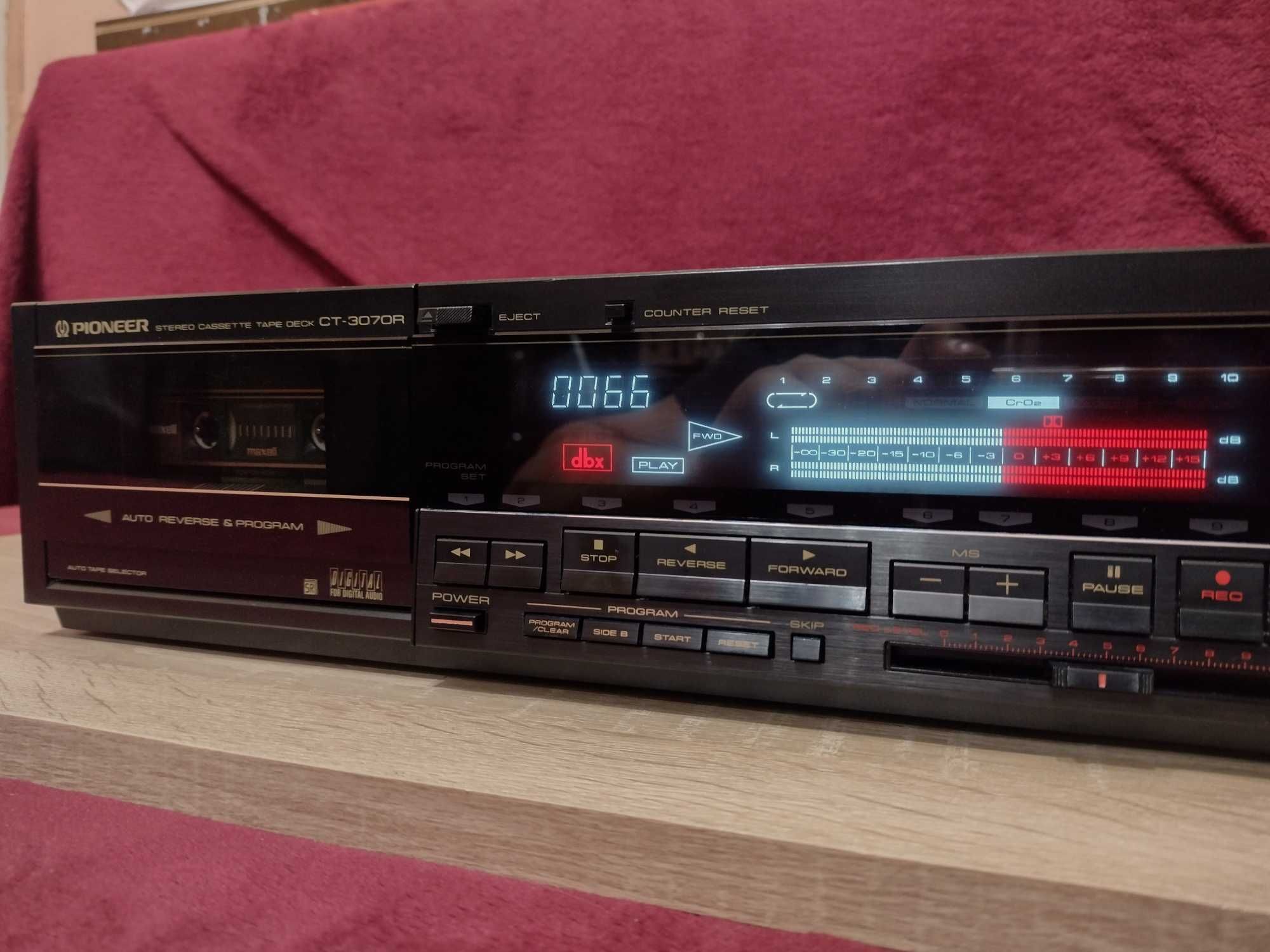 Pioneer CT-3070R Stereo Cassette Deck, Dolby BC, DBX