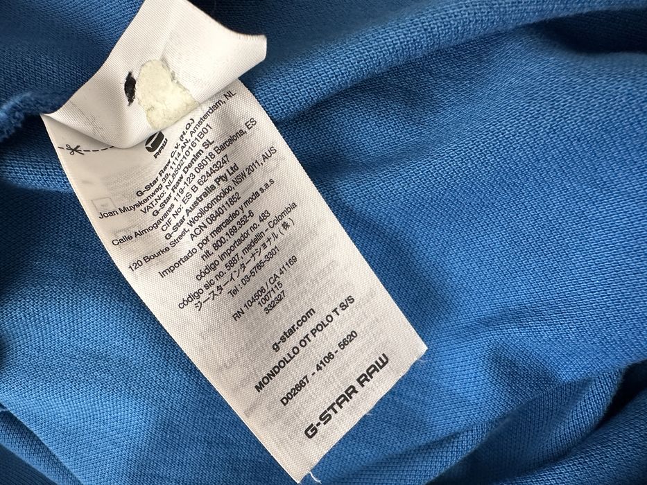 Tricou Polo GSTAR RAW Albastru Barbati | Marime M