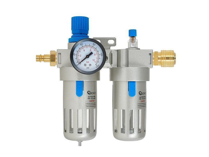 Въздушен филтър с разделител на вода и масло, с регулатор на налягане