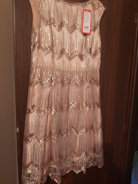 нова с етикет стилна рокля Etere