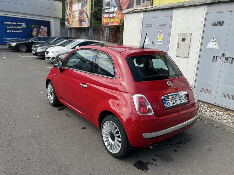 Fiat 500 cutie AUTOMATA,Panoramic,Aer Conditionat,euro6,An 10.2014