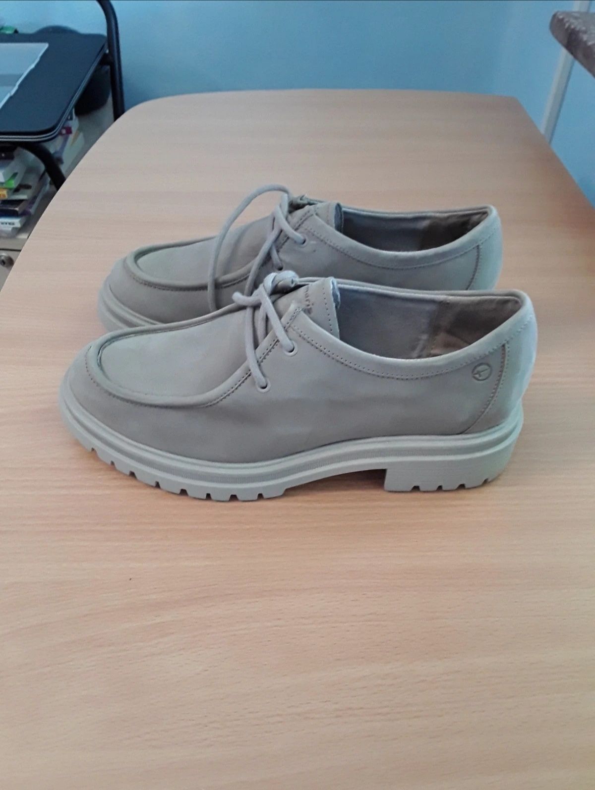 Pantofi noi dama din piele naturală,marcă Tamaris,  casual, size 38