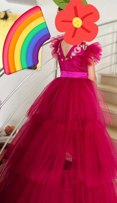 Rochie eleganta fetita 6-7 ani