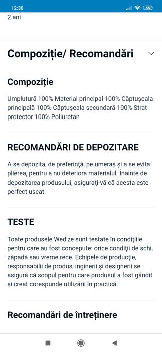 Combinezon copii Decathlon 12 luni. Nou, fara eticheta