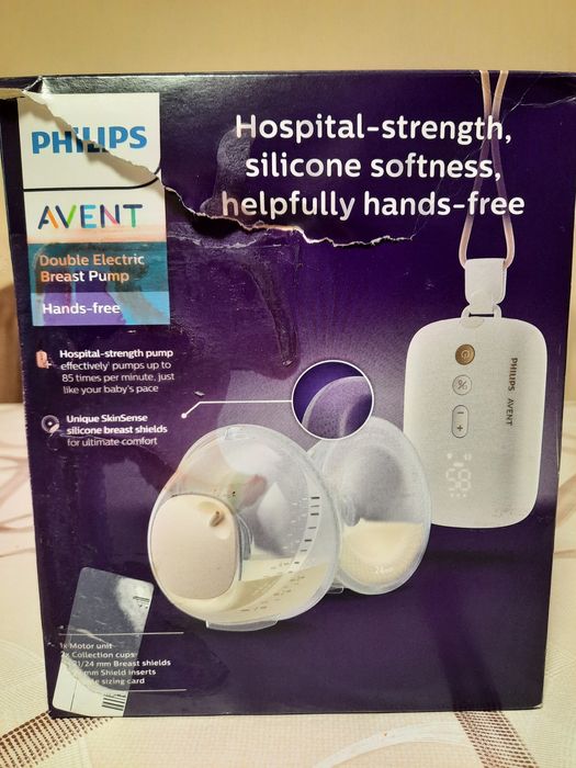 Pompa de san electrica dubla Philips Avent SCF532/11, Hands Free
