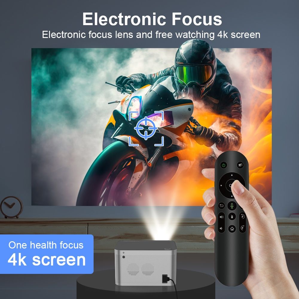 Videoproiector LED 4K,Android 11,Wi-Fi 6,32G, 580 ansi Nou