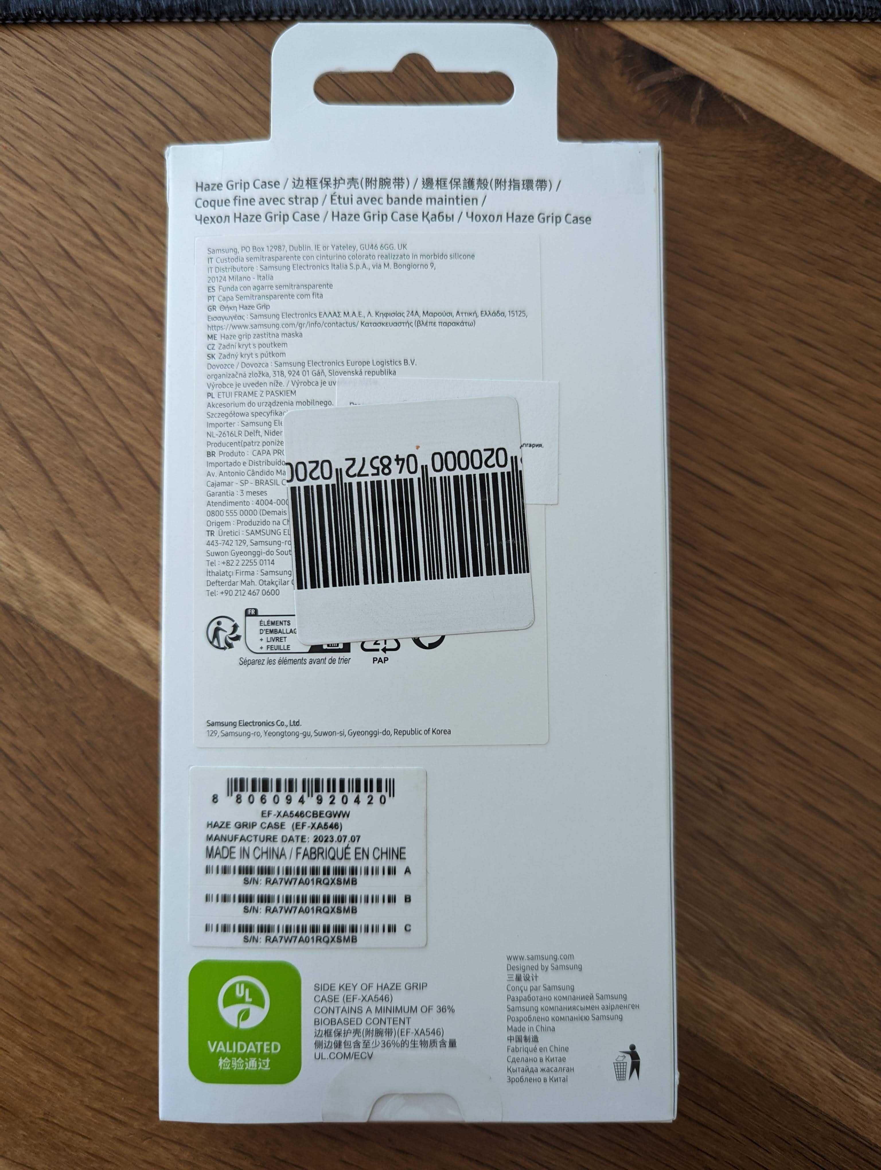 Samsung Galaxy A54 Original Haze Grip Case