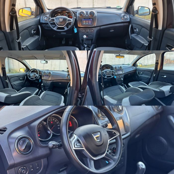 Dacia Sandero Stepway 0.9 90 Cp 2018 Navi Senzori Pilot euro 6