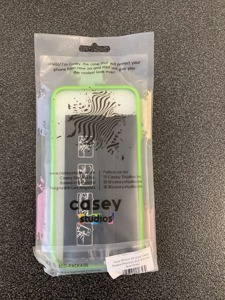 Vand husa iPhone XS Max acid green