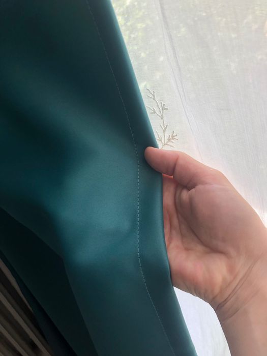 Draperii turcoaz inchis, blackout, elegante