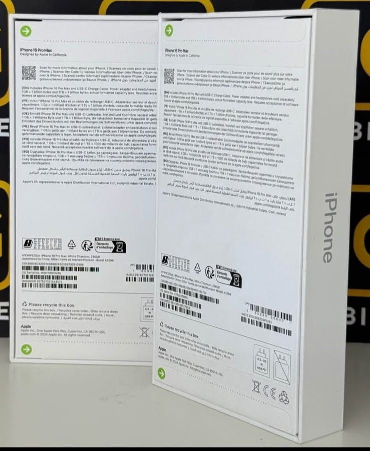 Iphone 16 ProMax 512GB Black - Sigilat-Factura/Garantie