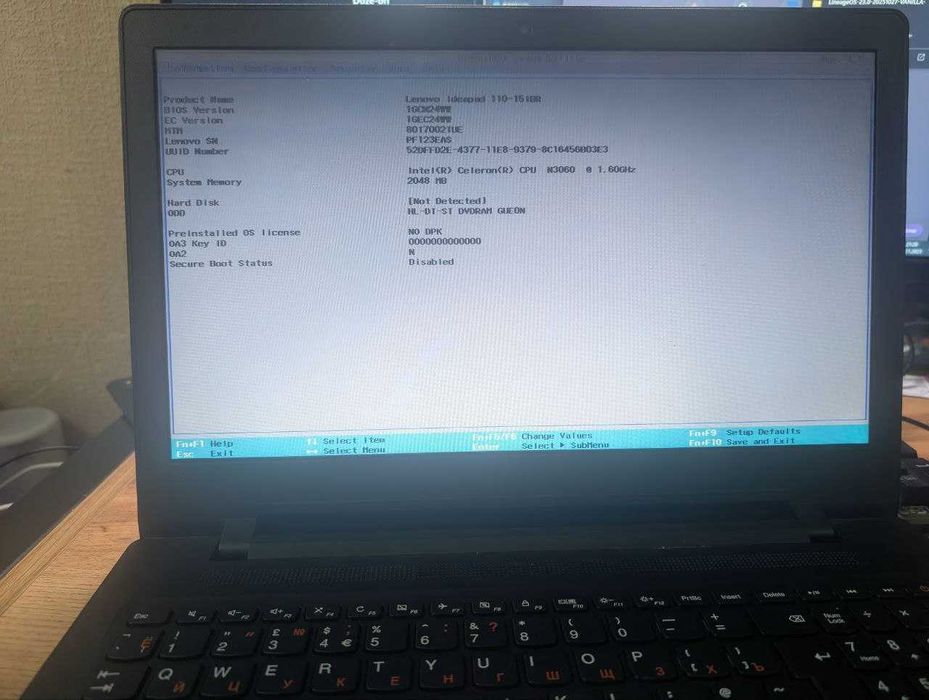 ноутбук lenovo ideapad 110