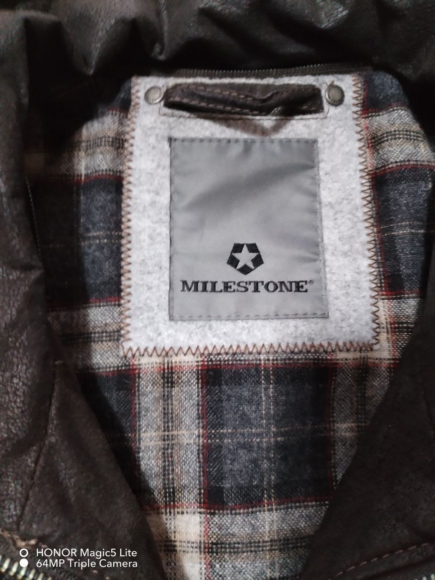 Кожено яке Milestone