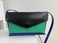 Чанта Cavalli, черно-синьо-зелено